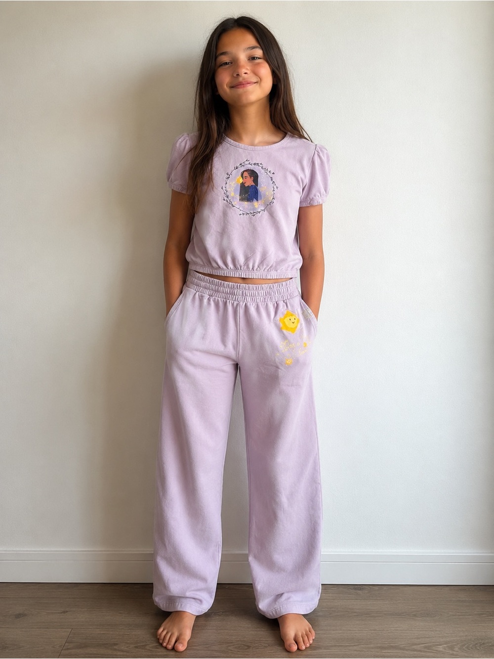 Disney Wish Lilac Two-Piece Cozy Set girls 13